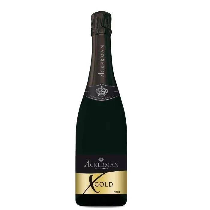Ackerman X Gold vin effervescent blanc brut 75cl - Orchidees maisons de vin - Imagen 2