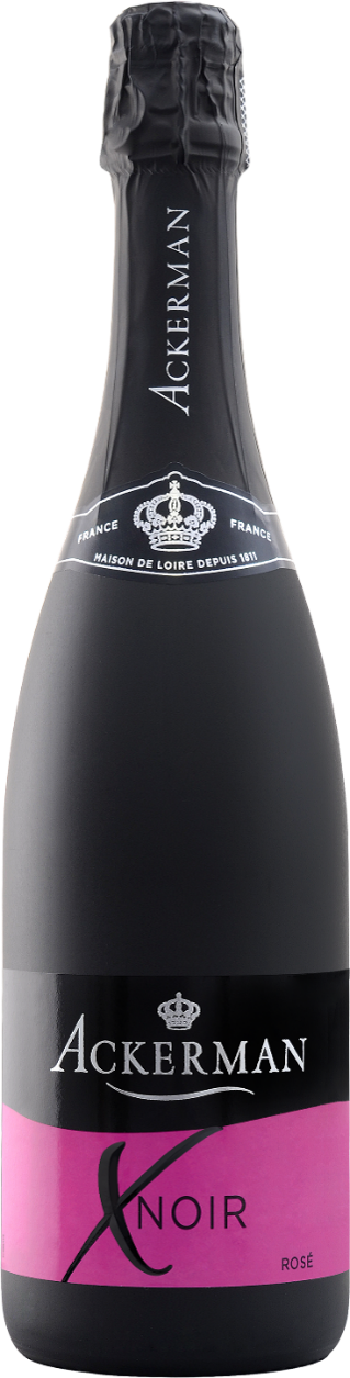 Ackerman X noir - vin effervescent rosé - Orchidees maisons de vin - Imagen 1