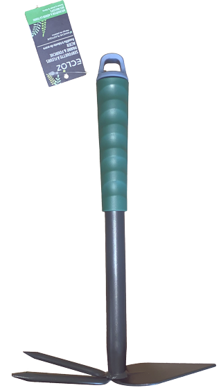 Ecloz - Serfouette à fleurs panne & fourche 30,6 cm, en acier vert tropical - ECLOZ - Imagen 1
