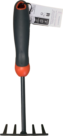 Ecloz - Râteau à fleurs 26,5 cm, en acier bi-matière anthracite - ECLOZ - Imagen 1