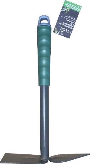 Ecloz - Azadilla para flores con pala y lengua 30 cm, en acero verde tropical - ECLOZ - Imagen 1