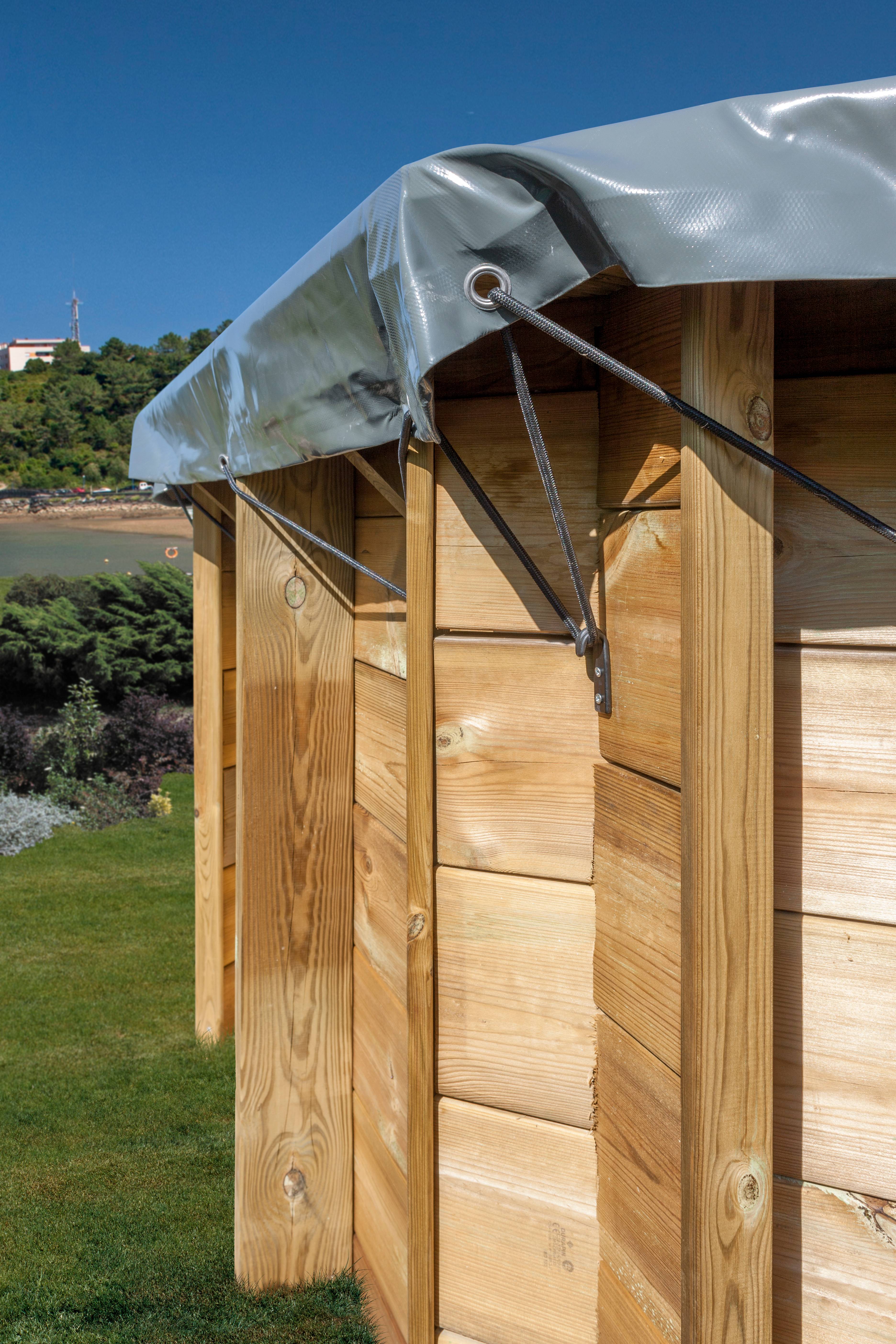 Gré - Bâche hiver pour piscine bois ovale SAFRAN 2 - Gré - Image 2