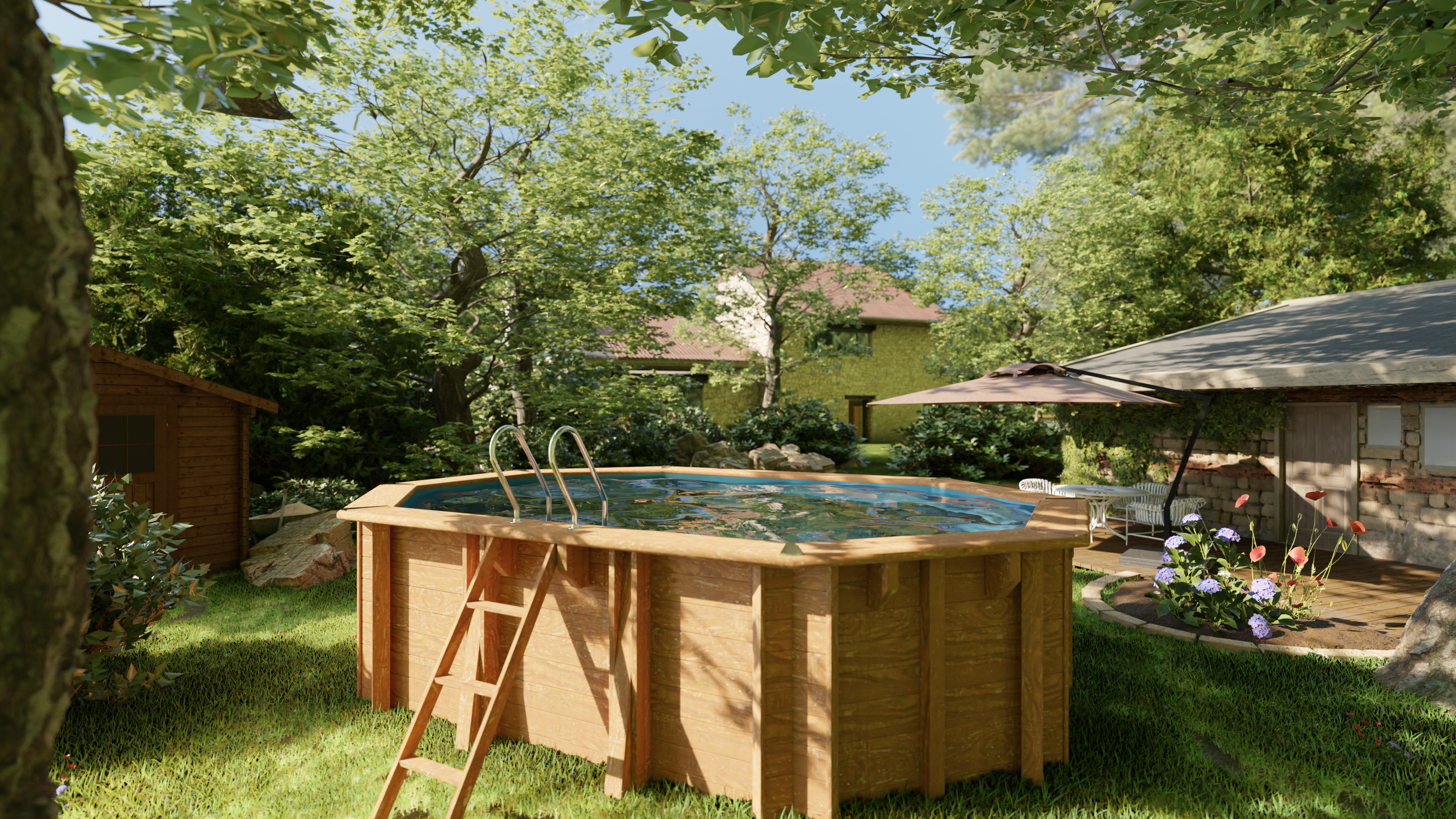 Gré - Piscine bois SAFRAN 2 - Gré - Image 3