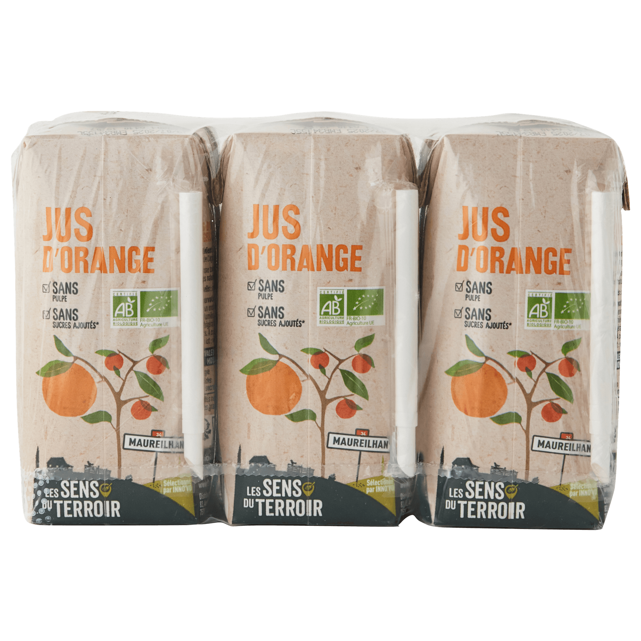 Les Sens du Terroir - Jugo de naranja BIO 6x20 cl - Les Sens du Terroir