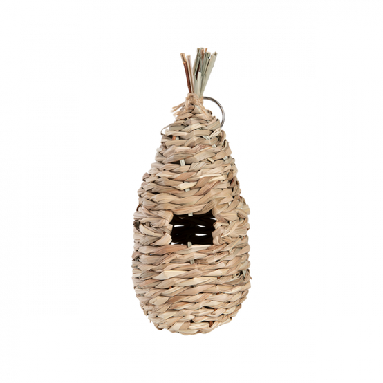 Nichoir Poche Paille Beige 10,3 x 9,8 x 24,3 cm - Image 2