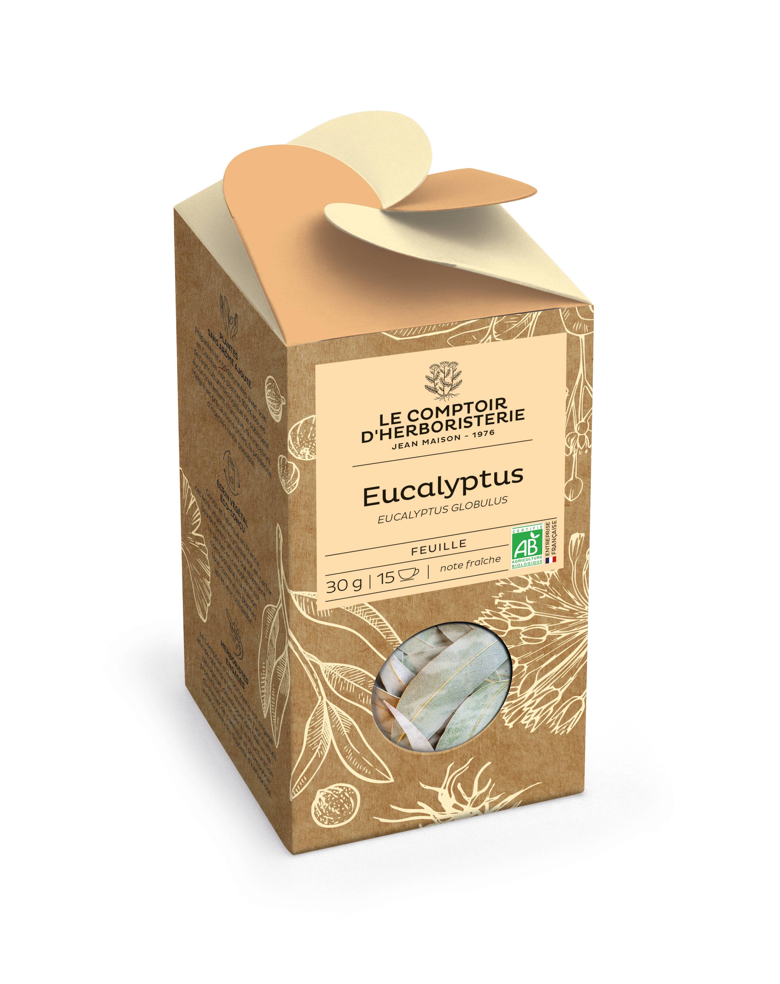 Le Comptoir D'Herboristerie - Eucalyptus BIO feuille 30 g - Le Comptoir d'Herboristerie
