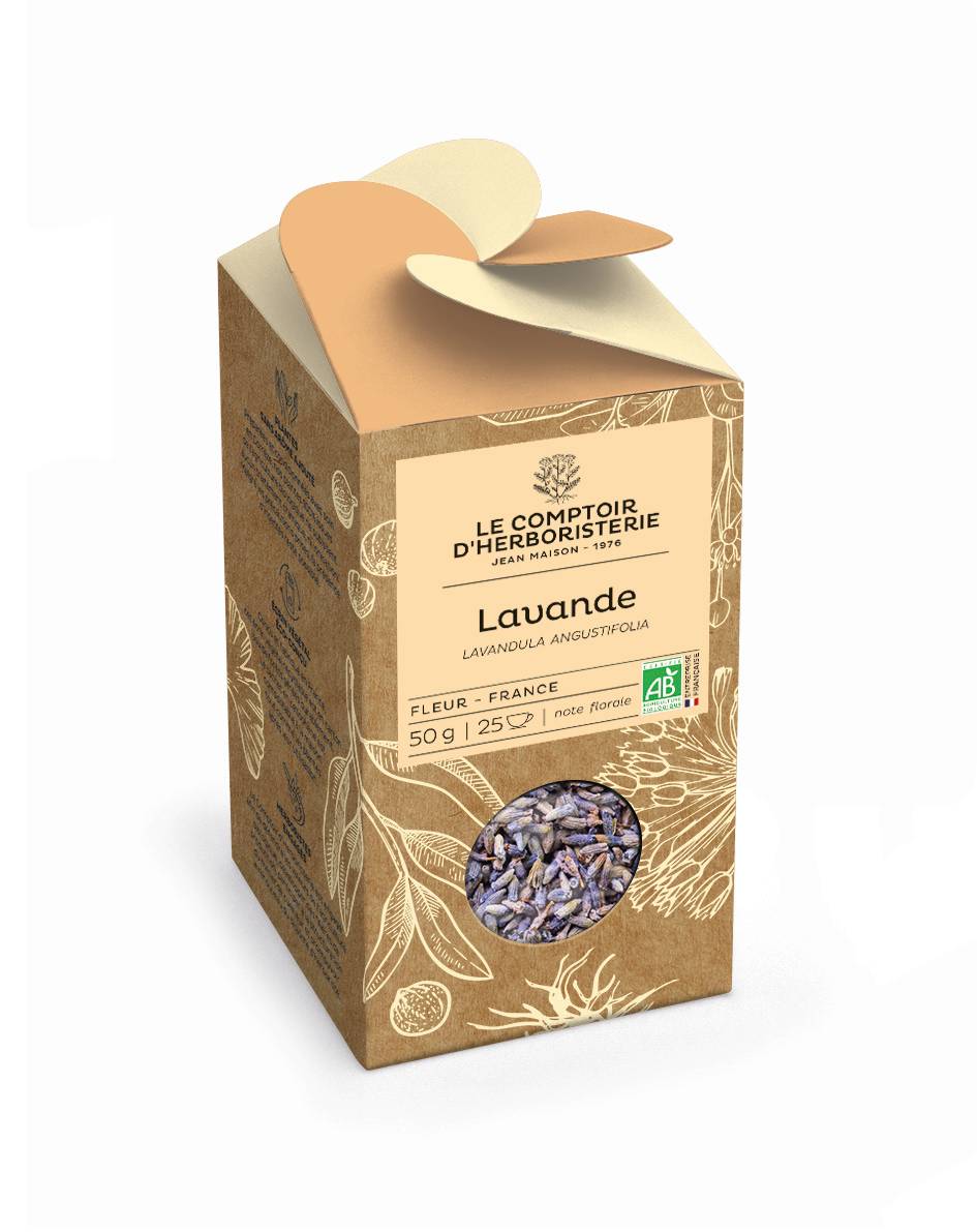 Le Comptoir D'Herboristerie - Lavande BIO fleur France 50 g - Le Comptoir d'Herboristerie