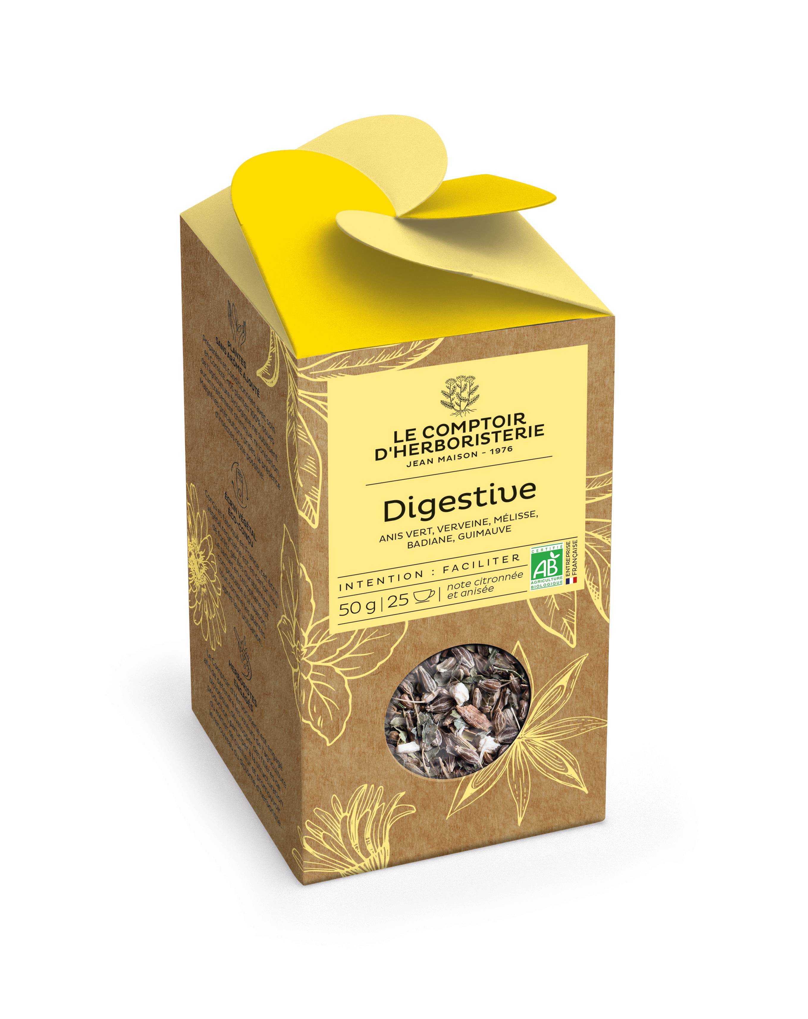 Le Comptoir D'Herboristerie - Tisane Digestive BIO 50 g - Le Comptoir d'Herboristerie