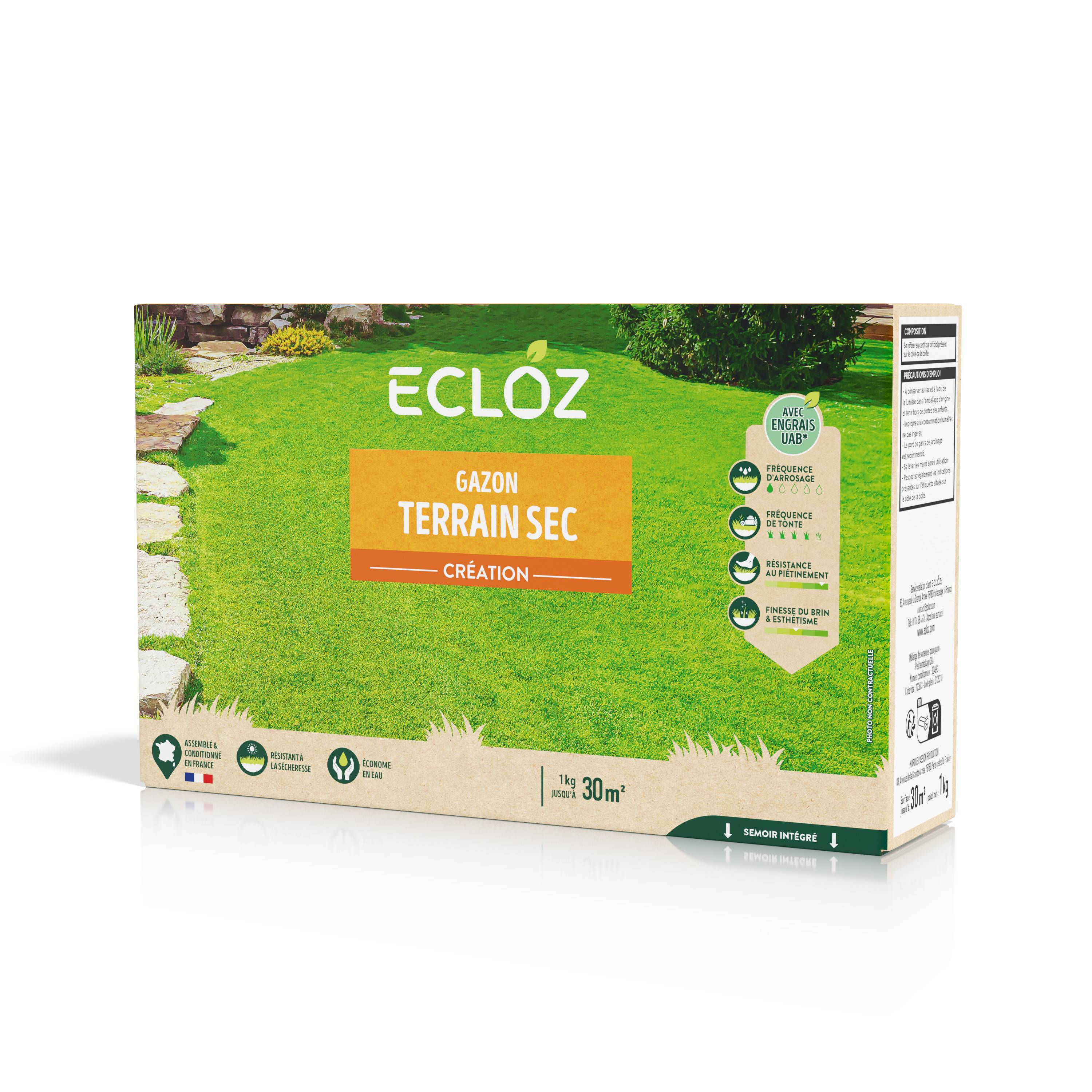 Ecloz - Gazon terrain sec 1 kg - Image 1