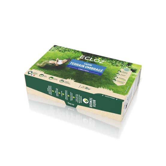 Ecloz - Gazon terrain ombragé 1 kg - Image 3