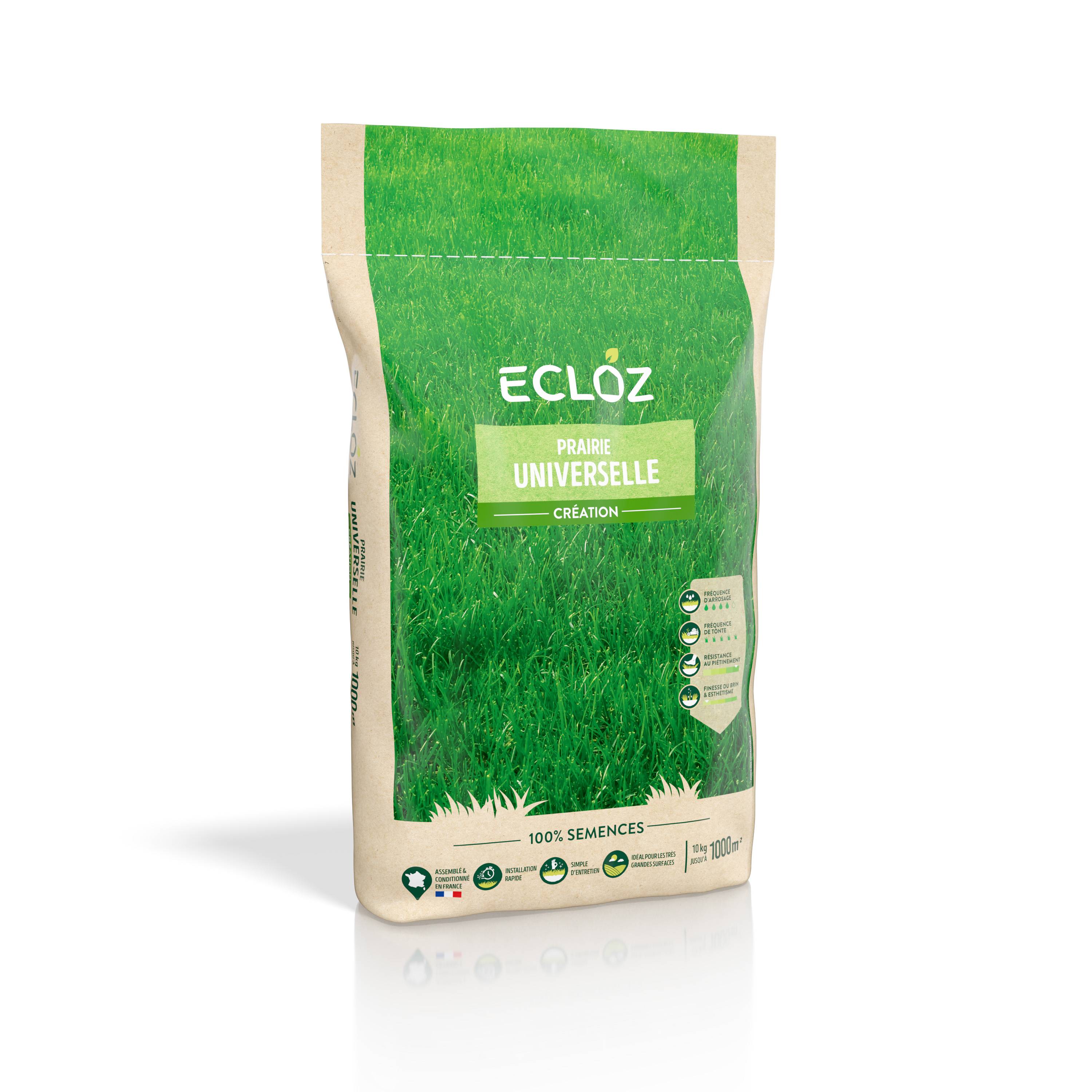 Ecloz - Semences de gazon - Prairie universelle 10 kg - ECLOZ