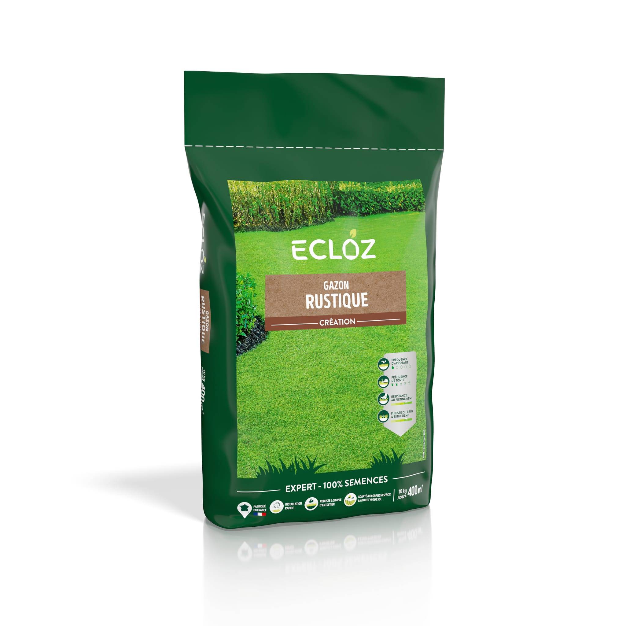 Ecloz - Gazon rustique EXPERT 10 kg - Image 1