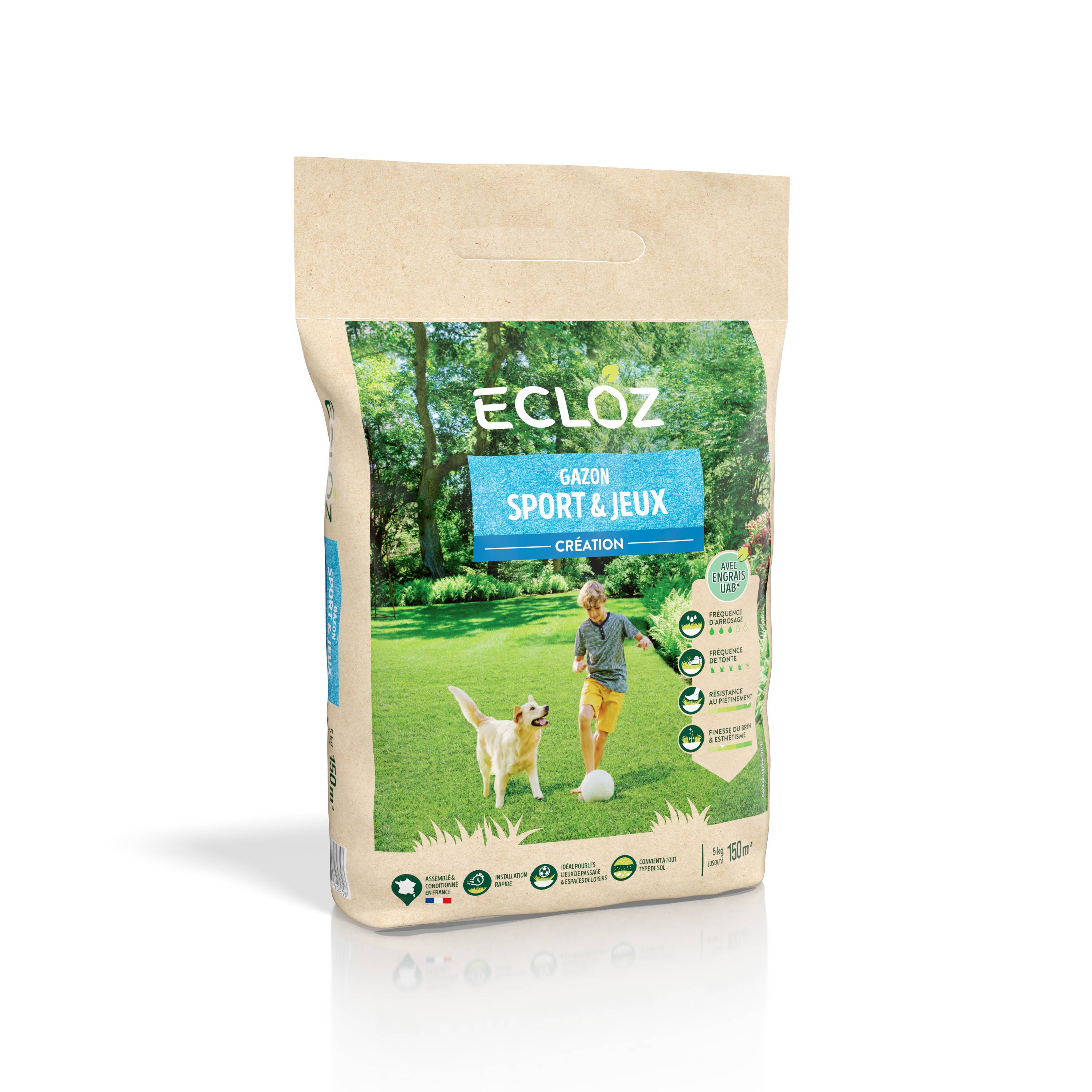 Ecloz - Semences de gazon - Sport & jeux 5 kg - ECLOZ - Image 1