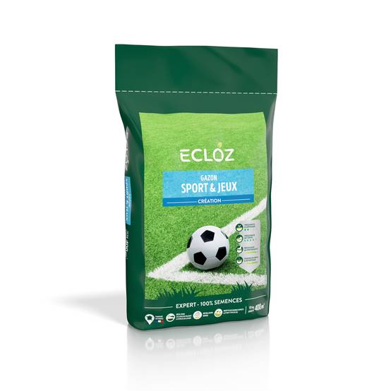 Ecloz - Semences de gazon - Sport & jeux EXPERT 10 kg - ECLOZ - Image 1