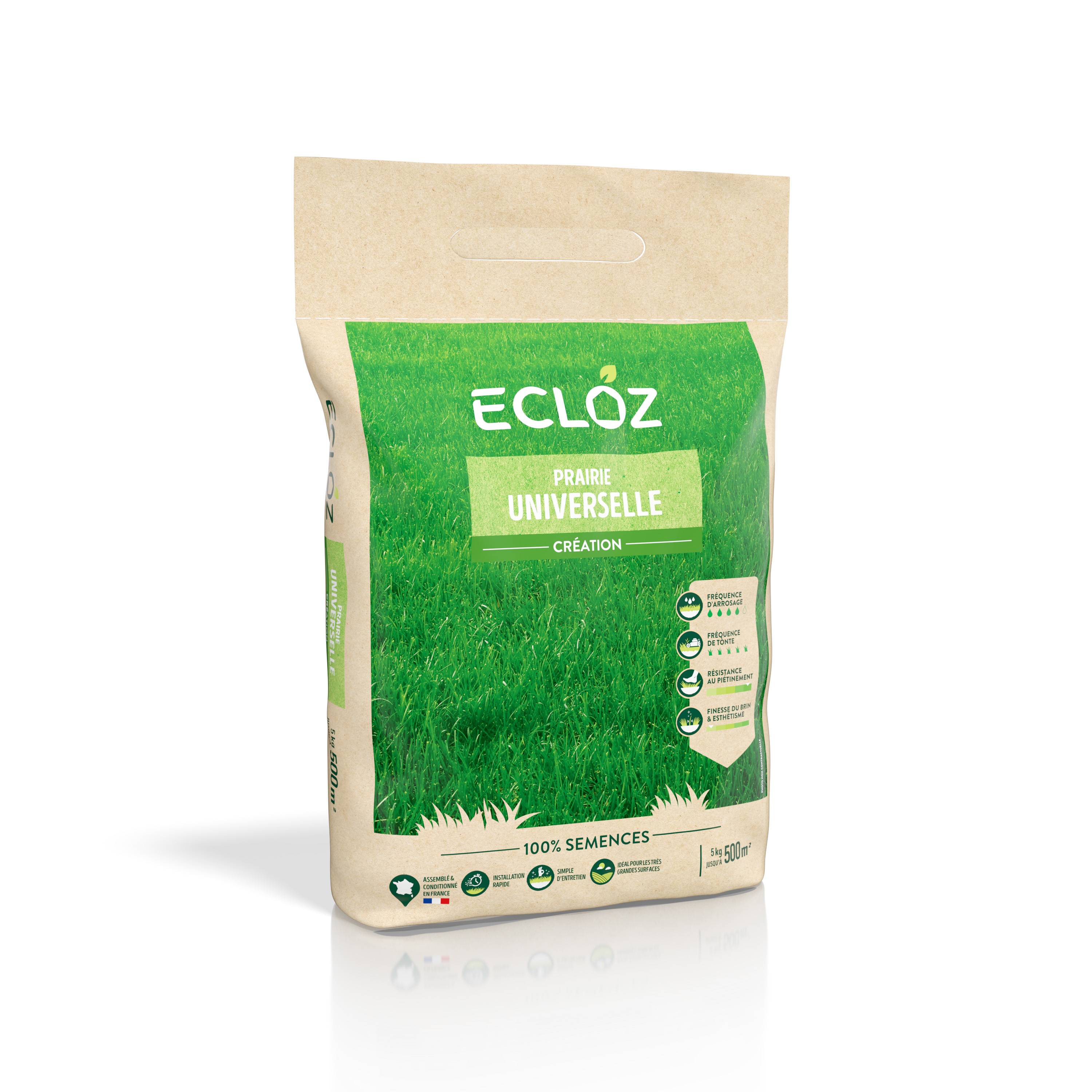 Ecloz - Semences de gazon - Prairie universelle 5 kg - ECLOZ - Image 1