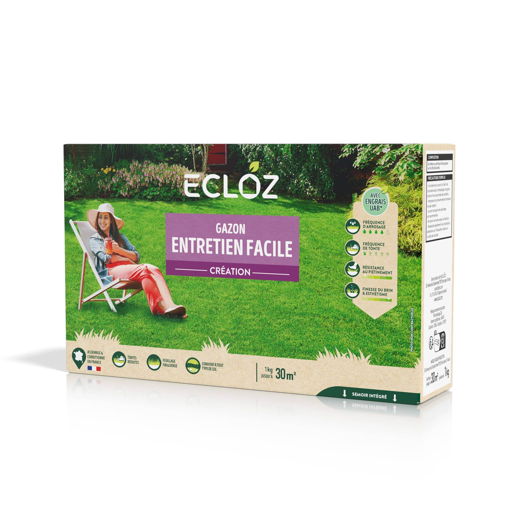 Ecloz - Gazon entretien facile 1 kg - Image 1