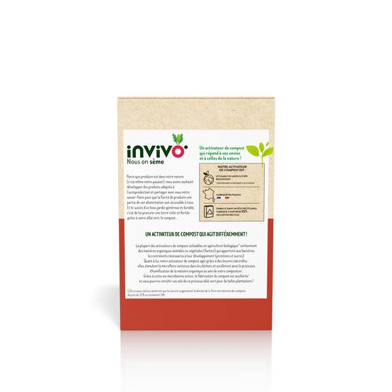 Invivo Nous On Sème - Activateur de compost boite de 2kg - Invivo Nous on sème - Image 2