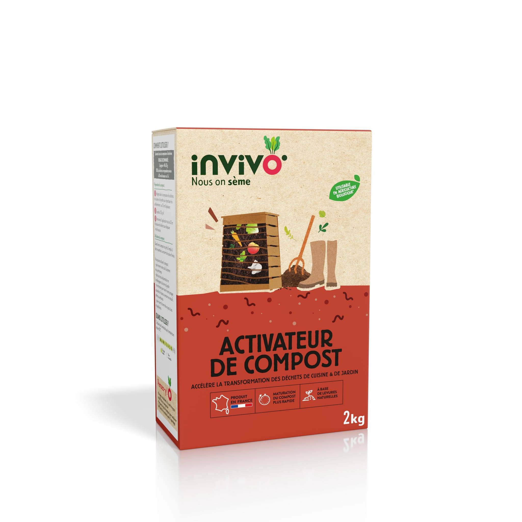 Invivo Nous On Sème - Activateur de compost boite de 2kg - Invivo Nous on sème - Image 3