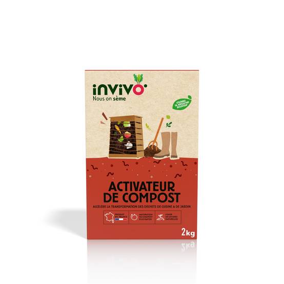 Invivo Nous On Sème - Activateur de compost boite de 2kg - Invivo Nous on sème - Image 1
