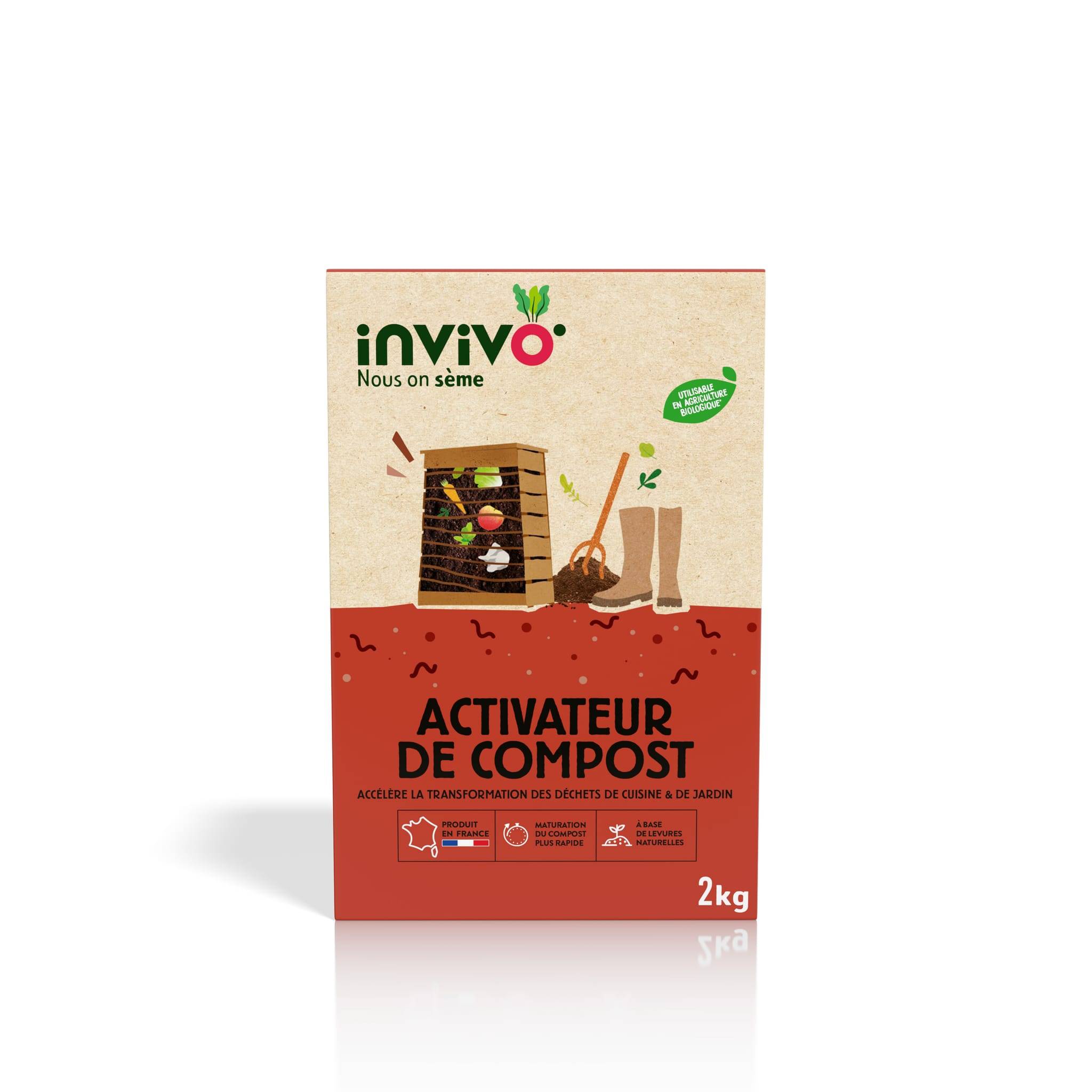 Invivo Nous On Sème - Activateur de compost boite de 2kg - Invivo Nous on sème - Image 1