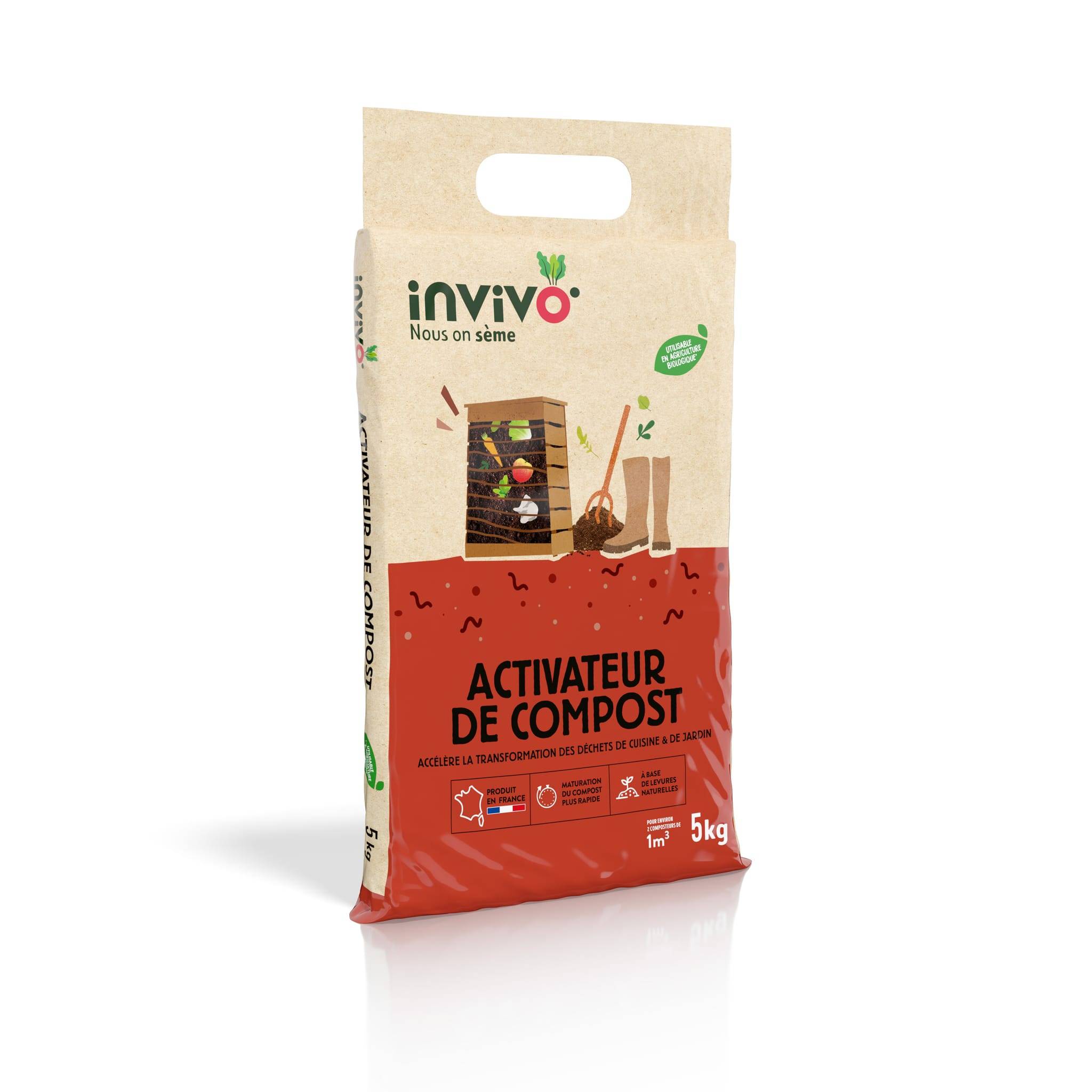 Invivo Nous On Sème - Activateur de compost boite de 5kg - Invivo Nous on sème - Image 1