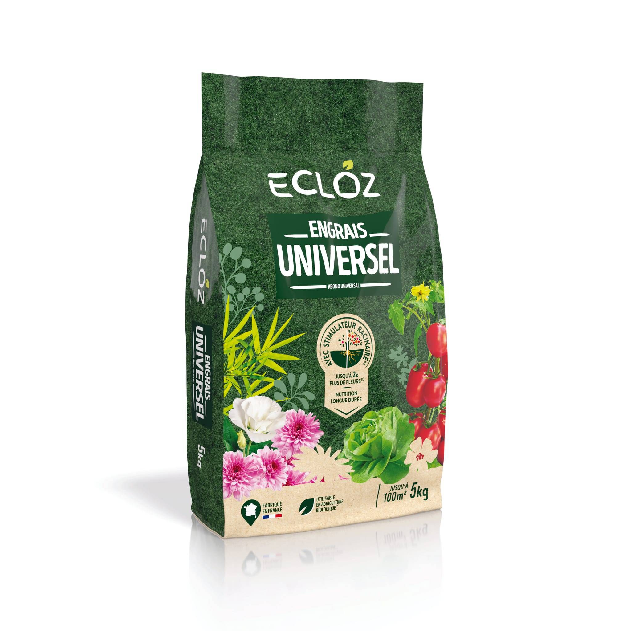Ecloz - Fertilizante Universal con simulador de raíz 5kg - ECLOZ