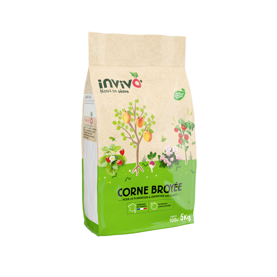Invivo Nous On Sème - Engrais Corne broyée Sac 5kg - INVIVO Nous on sème - Image 1