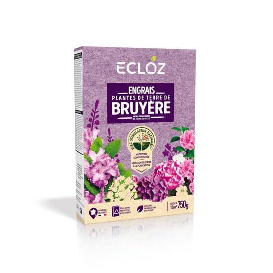 Ecloz - Engrais Plantes de terre de bruyère Boîte 750g - ECLOZ - Image 1