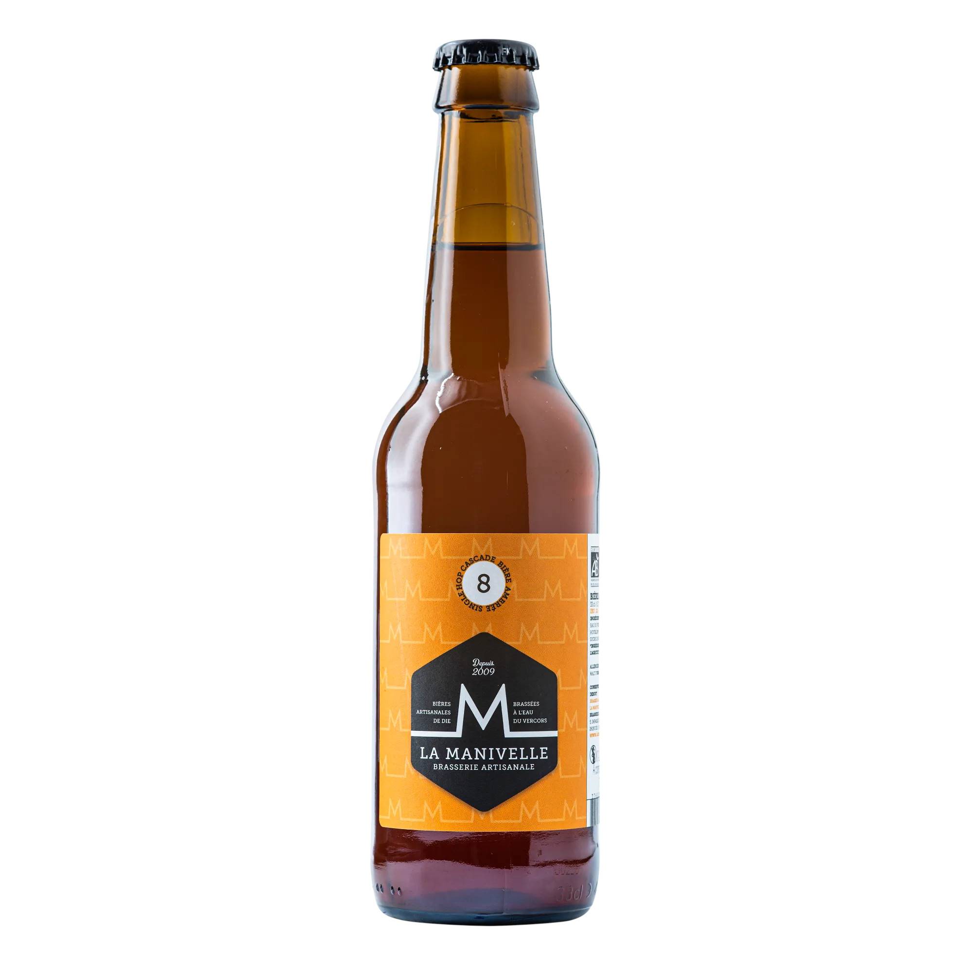 Brune 49 Cerveza marrón orgánica 33 cl - BRASSERIE LA MANIVELLE