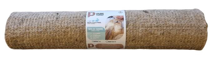 Pure Family - Tapis de chanvre roulé L.110 x l.50 cm - PURE FAMILY