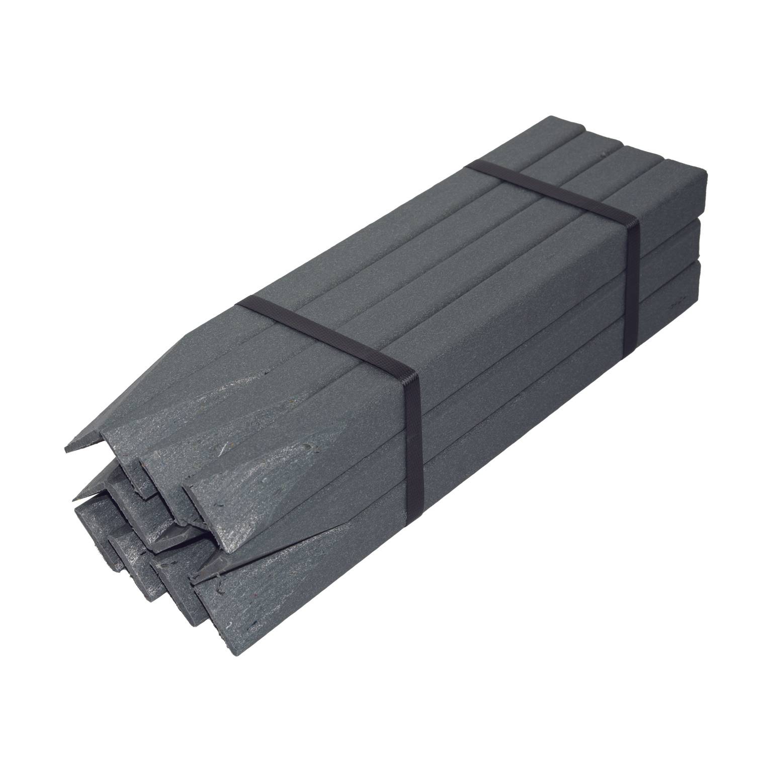 Estaca para Plantar Plástico Reciclado Gris H 35 cm Lote de 12 - RECYLAT - Imagen 1