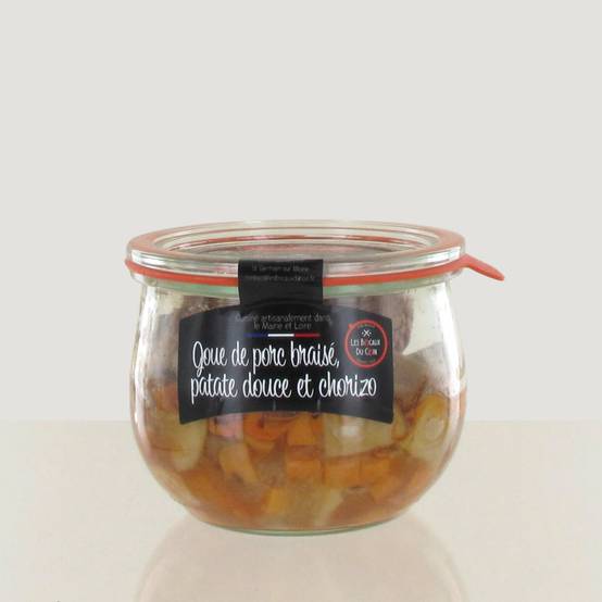 PLAT CUISINÉ ARTISANAL PORC PATATE DOUCE CHORIZO 370G