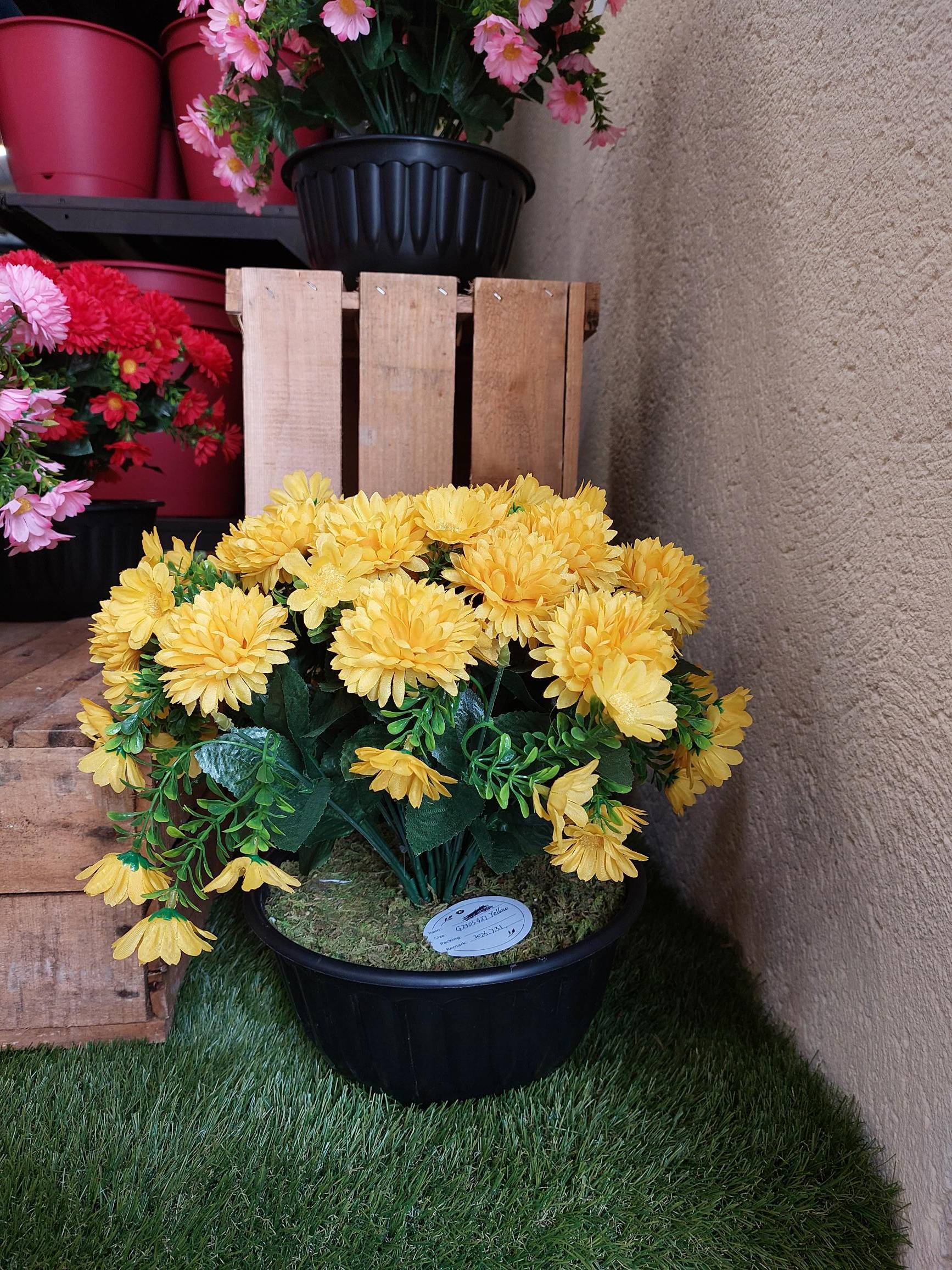 Ecloz - Ecloz - Composition Solene Jaune, Ø. 42 cm