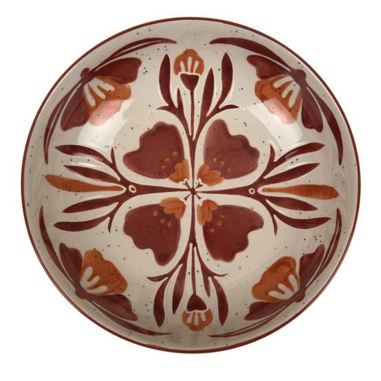 Saladier Sofia grès rouge Ø28 cm H.7.5 cm - Amadeus - Image 2