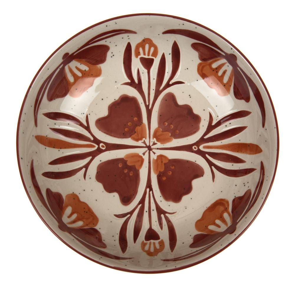 Saladier Sofia grès rouge Ø28 cm H.7.5 cm - Amadeus - Image 2