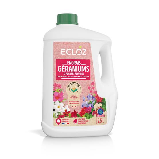 Ecloz - Engrais Plantes fleuries & Géraniums 2.5L - ECLOZ - Image 1
