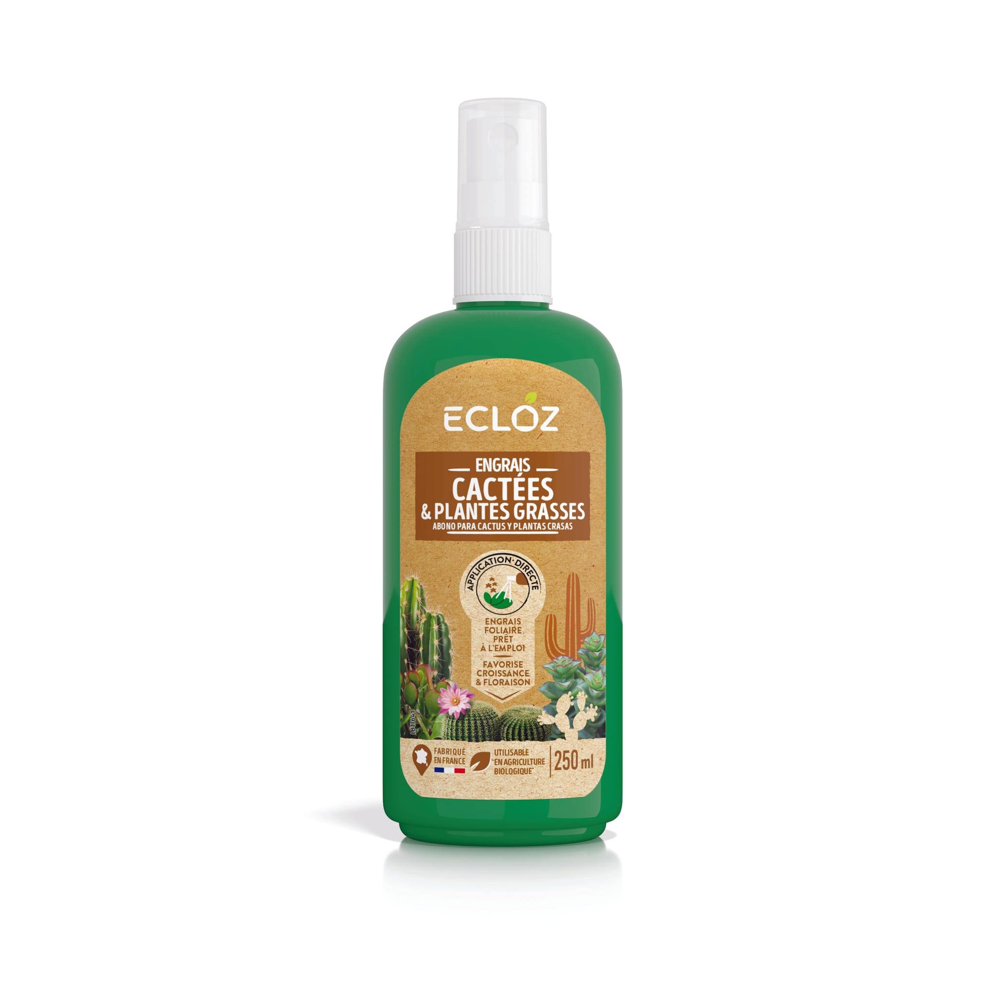 Ecloz - Fertilizante para cactus y plantas suculentas spray 250ml - ECLOZ