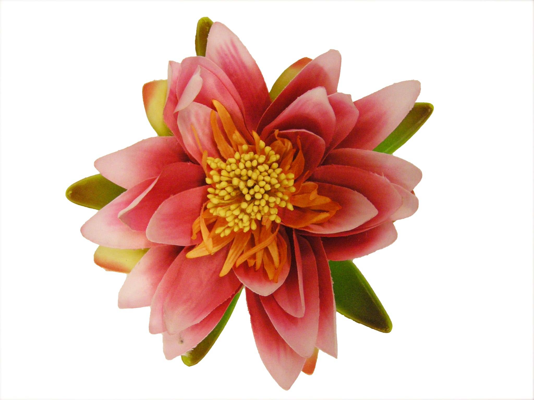 Nenúfar decorativo plástico rosa Ø 16 cm – UBBINK - Imagen 1