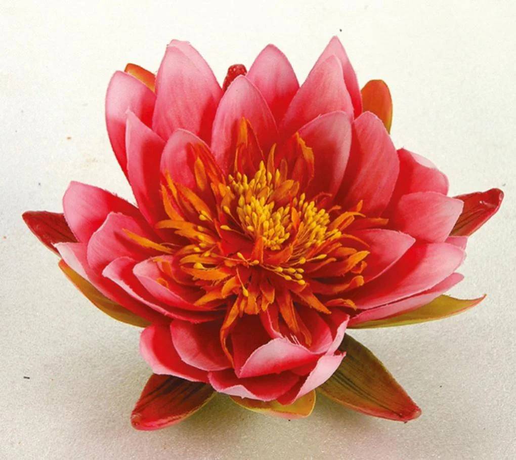 Nenúfar decorativo plástico rosa Ø 16 cm – UBBINK - Imagen 3