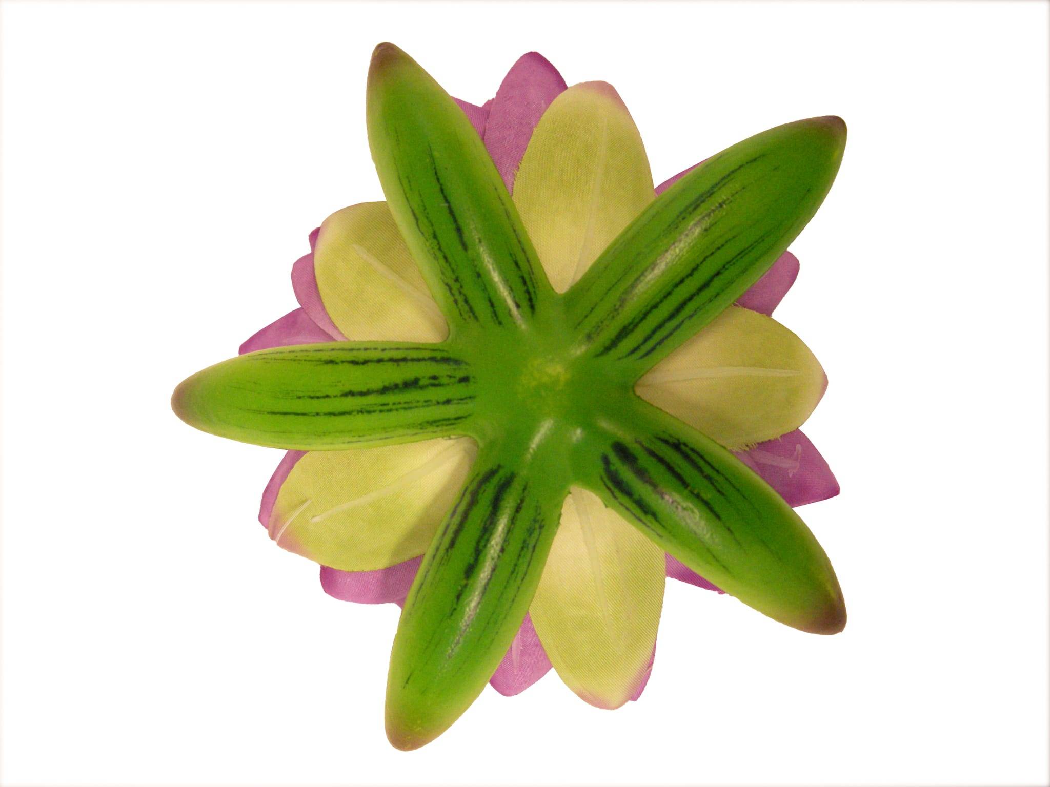 Nenúfar decorativo plástico violeta Ø 14 cm - UBBINK - Imagen 1