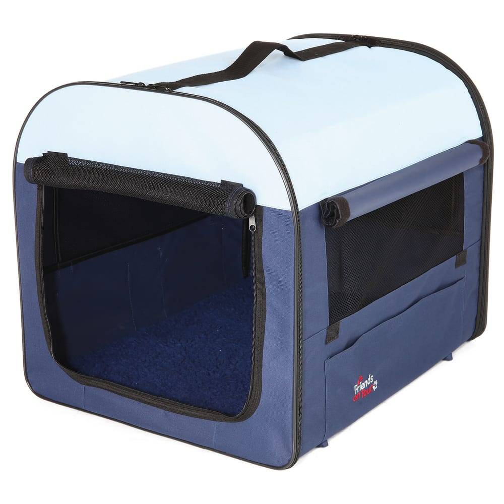 Transport souple pour chien polyester bleu L.40 cm H.30 cm P.30 cm - Trixie - Imagen 2