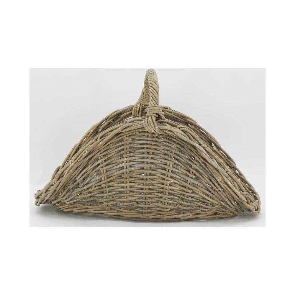 Panier à bûches poelet gris L.58 cm l.41 cm H.26 cm - Aubry gaspard - Imagen 7