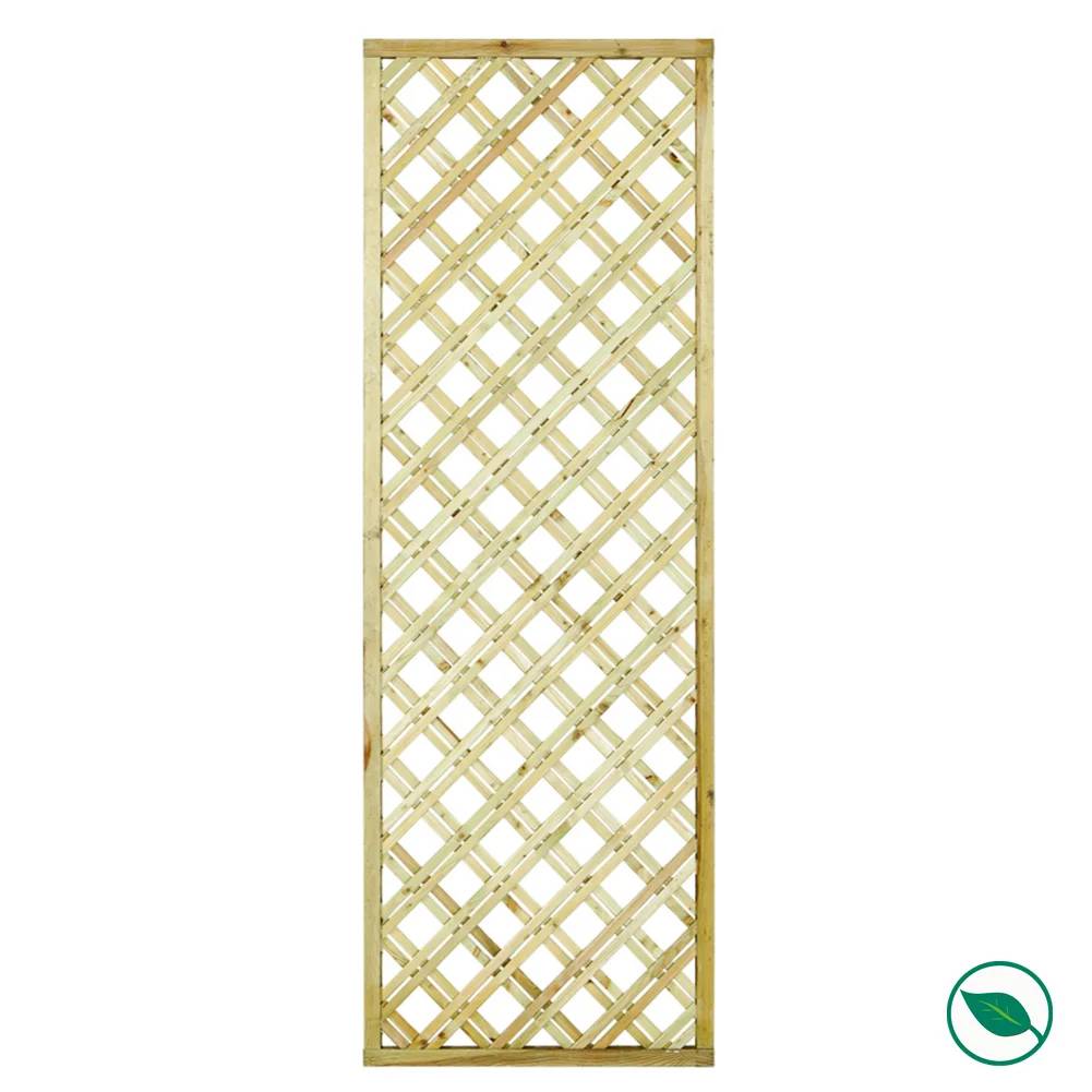 Panneau treillis bois naturel 60x180x2.8cm - HILLHOUT - Image 5