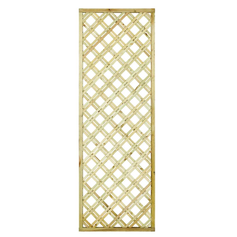 Panneau treillis bois naturel 60x180x2.8cm - HILLHOUT - Image 3