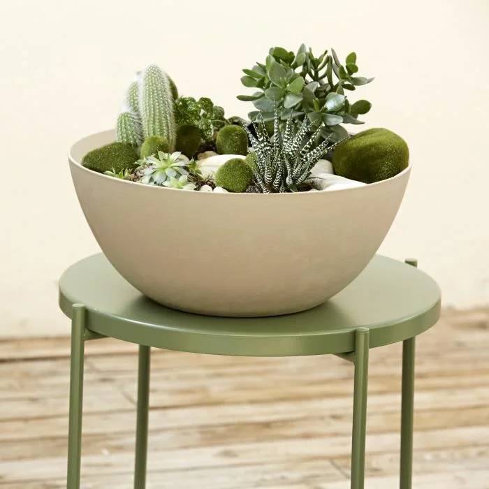 Coupe Elément 40 calcaire Ø38,9 x H 16,4 cm 13L – POETIC - Image 3