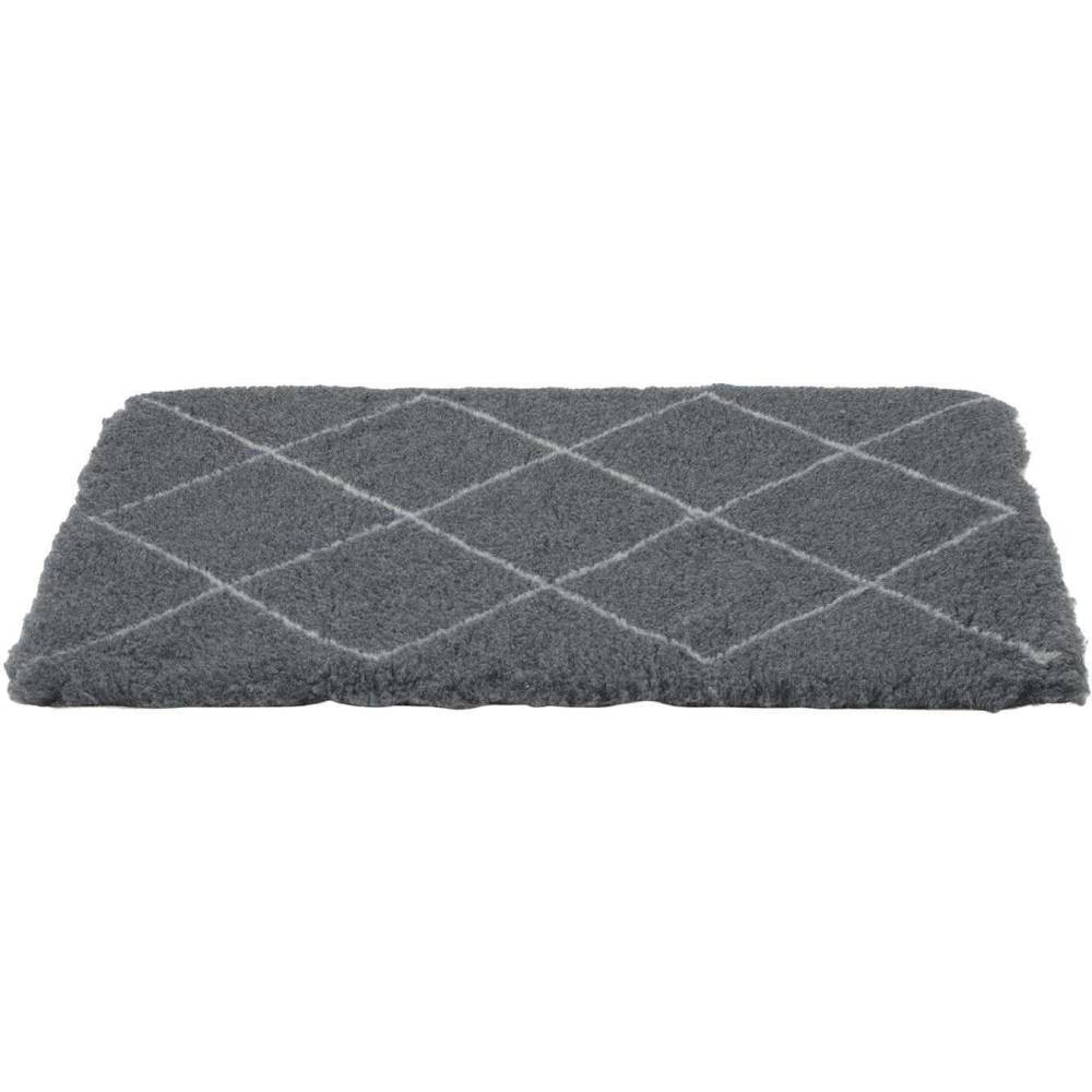 Tapis isolant berbère en polyester recyclé gris L.95 cm l.75 cm H.3 cm - Zolux - Image 5