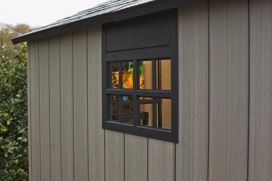 Abri de jardin résine anthracite avec plancher 6,6m² Brossium Keter - Image 8