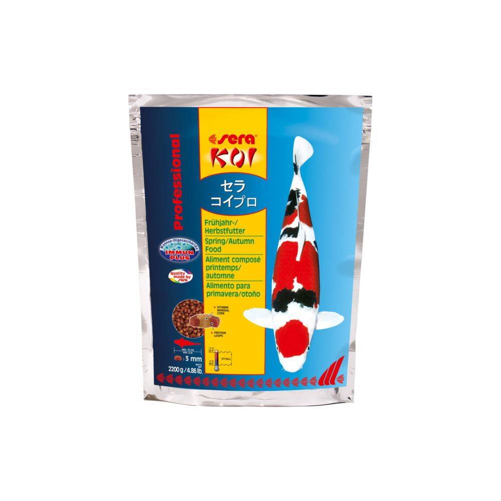 Sera - Comida para Carpa Koi Professional Primavera/Otoño 2,2 kg - Imagen 1