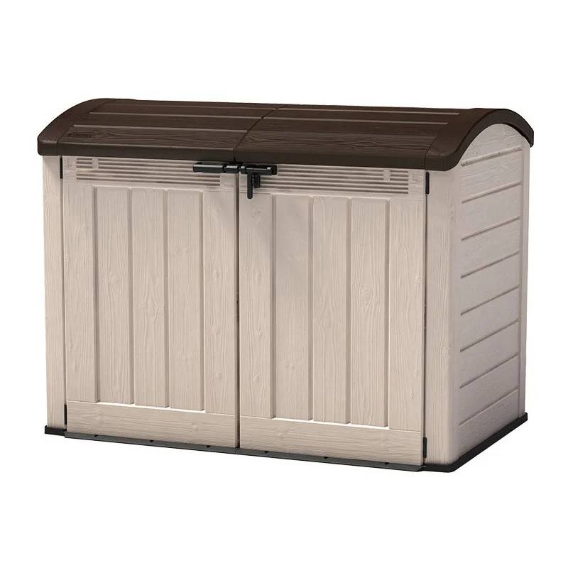 Coffre de jardin résine Arc beige 2000L - Image 9