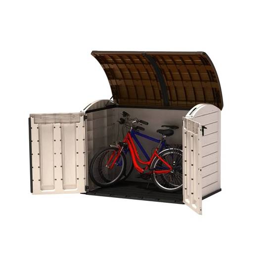Coffre de jardin résine Arc beige 2000L - Image 13